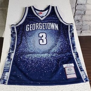 NWT Vintage Allen Iverson NCAA Georgetown Swingman Basketball Jersey Size M